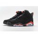 Air Jordan 6 "Black Infrared" Black Red 384664-060