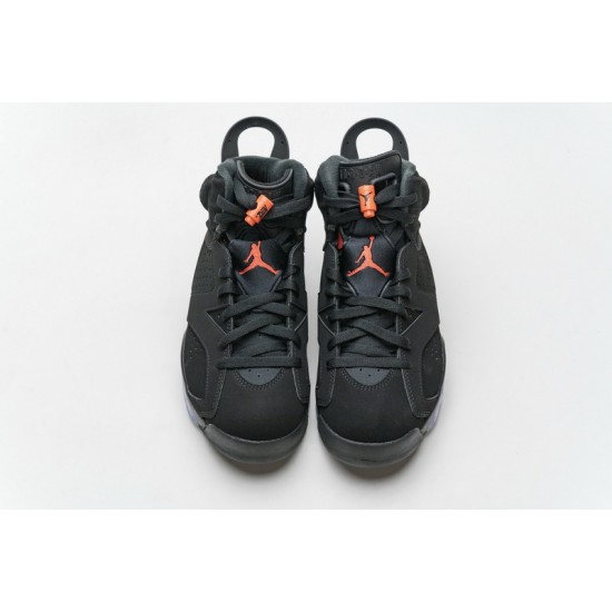 Air Jordan 6 "Black Infrared" Black Red 384664-060