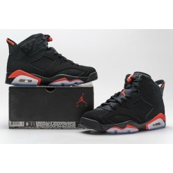 Air Jordan 6 "Black Infrared" Black Red 384664-060