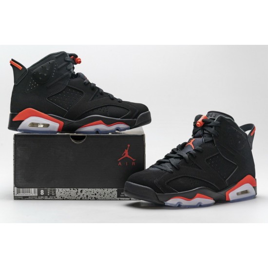 Air Jordan 6 "Black Infrared" Black Red 384664-060