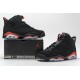 Air Jordan 6 "Black Infrared" Black Red 384664-060