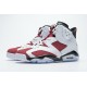 Air Jordan 6 "Carmine" White Red CT8529-106 40-47
