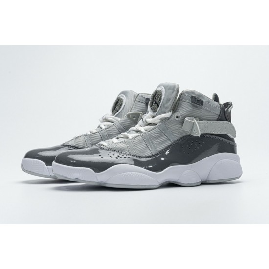 Air Jordan 6 Rings BG "Cool Grey" Grey White 322992-015 40-45
