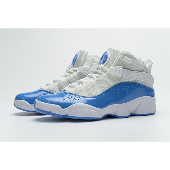 Air Jordan 6 Rings BG "UNC" White Blue CW7037-100 40-45