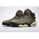 Travis Scott x Air Jordan 6 "Medium Olive" Green Orange CN1084-200