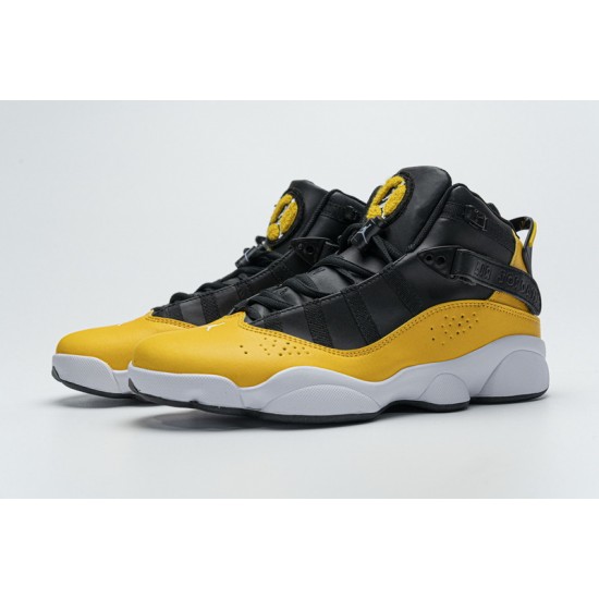 Air Jordan 6 Rings BG "Taxi" Black Yellow 322992-700 40-45