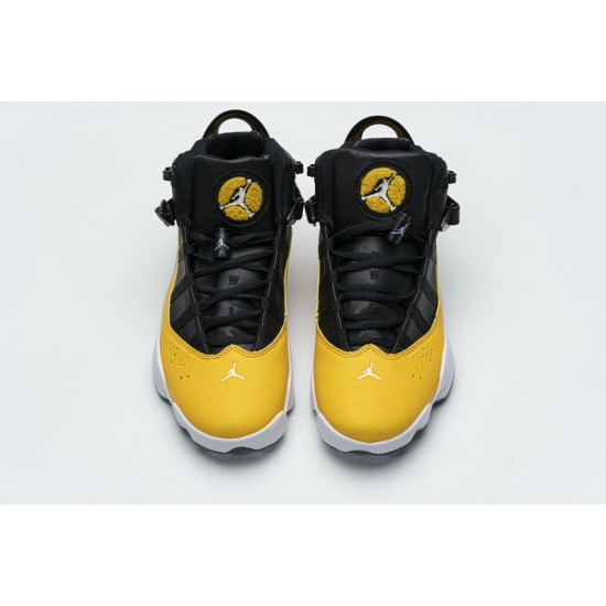 Air Jordan 6 Rings BG "Taxi" Black Yellow 322992-700 40-45