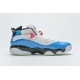 Air Jordan 6 Rings BG White Blue Fury Cyber Pink CK0018-100 36-45
