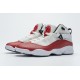 Air Jordan 6 Rings BG White Red Lifestyle 323419-120 36-45