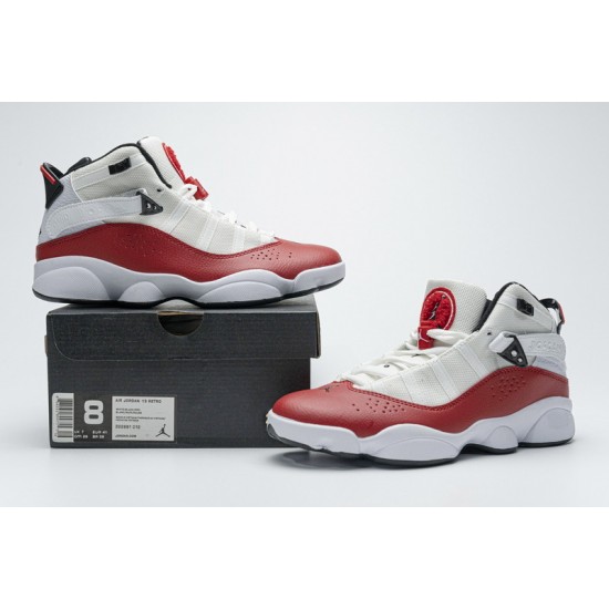Air Jordan 6 Rings BG White Red Lifestyle 323419-120 36-45