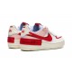 WMNS Nike Air Force 1 Shadow Red Cracked Leather CI0919 108