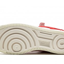 WMNS Nike Air Force 1 Shadow Red Cracked Leather CI0919 108