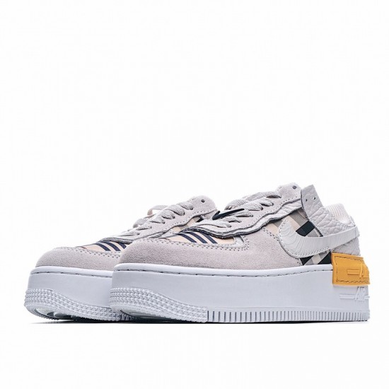 Nike Air Force 1 Shadow Grey Orange CU3446-072