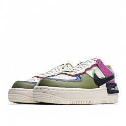 Nike Air Force 1 Shadow "Cactus Flower" Purple Green White CT1985-500