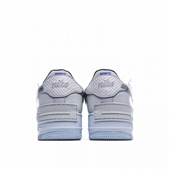 Nike Air Force 1 Shadow "Snakeskin" White Black CV3027-001