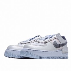 Nike Air Force 1 Shadow "Snakeskin" White Black CV3027-001