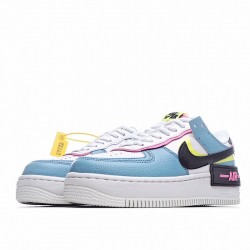 Nike Air Force 1 Shadow "Sunset Pulse" White Blue CU8591-101