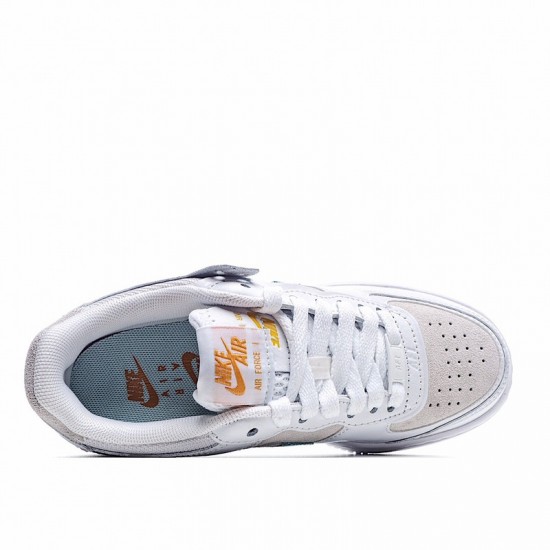 Nike Air Force 1 Shadow "White Glacier Ice" White Blue DA4286-100