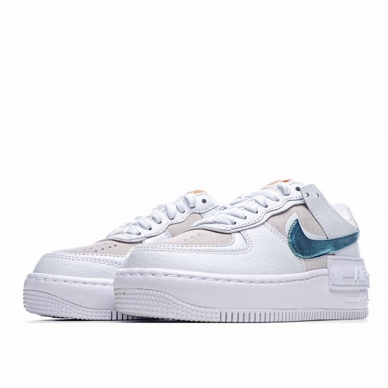 Nike Air Force 1 Shadow "White Glacier Ice" White Blue DA4286-100