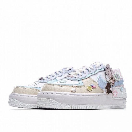 Nike Air Force 1 Shadow "Pastel" White Blue Pink CI0919-106