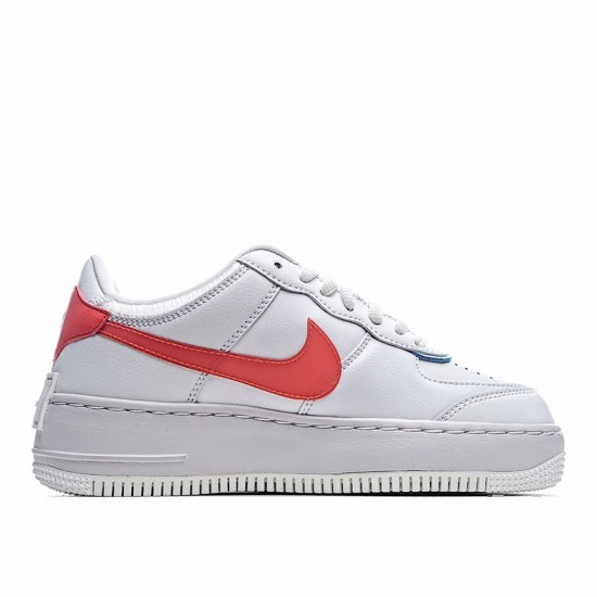 Nike Air Force 1 Shadow "Team Orange Blue" White Blue Red CQ9503-100