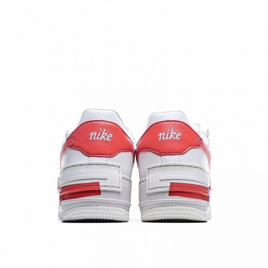 Nike Air Force 1 Shadow "Team Orange Blue" White Blue Red CQ9503-100