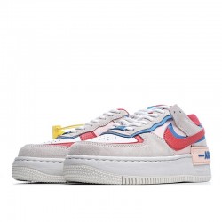 Nike Air Force 1 Shadow "Sail" White Blue Red CU8591-100