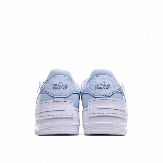 Nike Air Force 1 Shadow "White Hydrogen Blue" White Blue CV3020-400