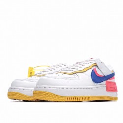 Nike Air Force 1 Shadow "White Crimson Blue" White Pink Blue CI0919-105