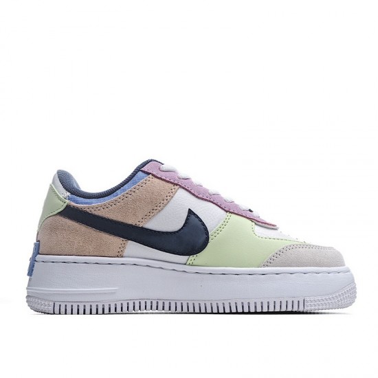Nike Air Force 1 Shadow "Crimson Tint Volt" White Pink Green CU8591-001