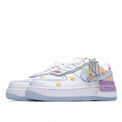 Nike Air Force 1 Shadow "White Hydrogen Blue" White Purple Blue CW2630-141