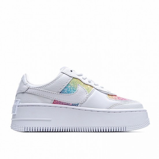 Nike Air Force 1 Shadow "Easter" White Rainbow CW0367-100