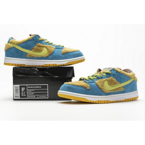Nike SB Dunk Low Premium "Three Bears" Blue Yellow 313170-731