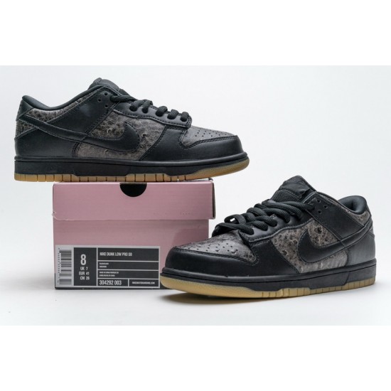 Nike SB Dunk Low Pro "Black Ostrich Skate" Black 304292-003