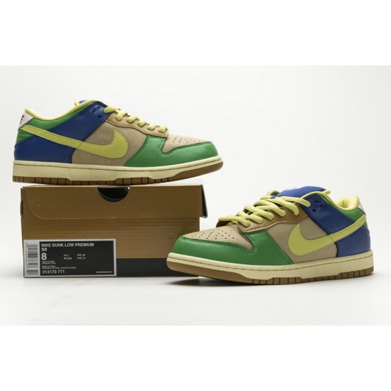 Nike SB Dunk Low Pro "Brooklyn" Blue Green 313170-771