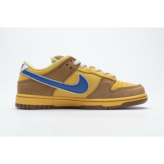 Nike SB Dunk Low "Newcastle Brown Ale" Brown Yellow Blue 313170-741 40-47