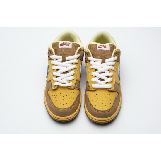Nike SB Dunk Low "Newcastle Brown Ale" Brown Yellow Blue 313170-741 40-47