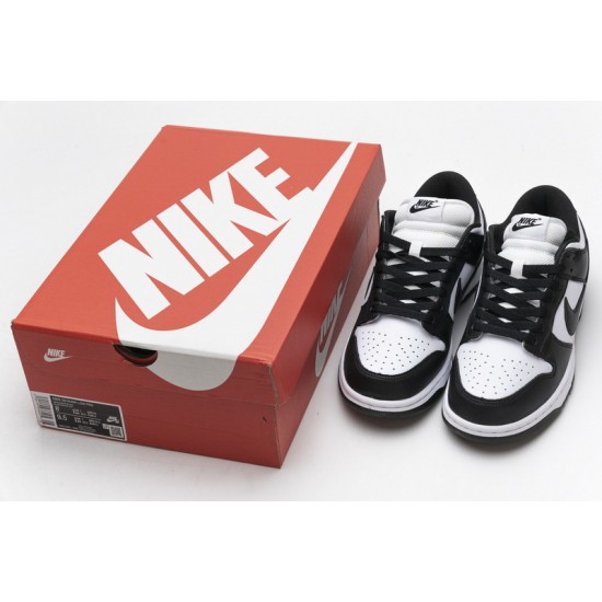 Nike SB Dunk Low Pro "White Black" Black White DD1391-100
