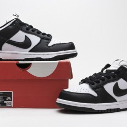 Nike SB Dunk Low Pro "White Black" Black White DD1391-100