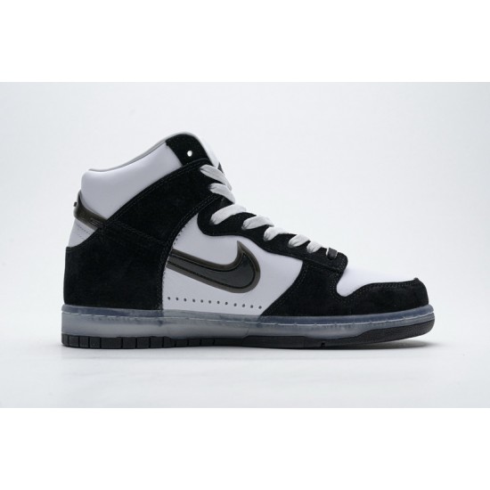 Slam Jam x Nike SB Dunk High Black White DA1639-101