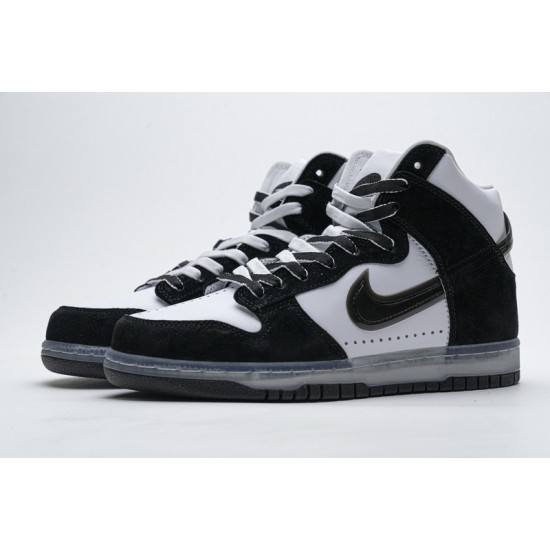 Slam Jam x Nike SB Dunk High Black White DA1639-101