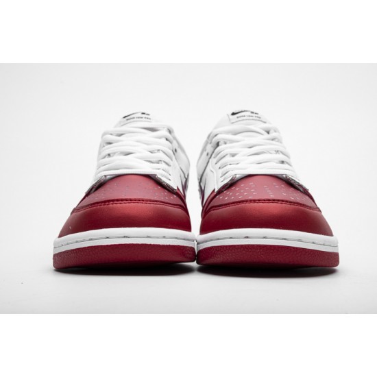 Supreme x Nike SB Dunk Low OG "Jewel Swoosh Red" White Red CK3480-600