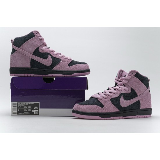 Nike SB Dunk High Pro Prm "Invert Celtics" Black Pink Green CU7349-001