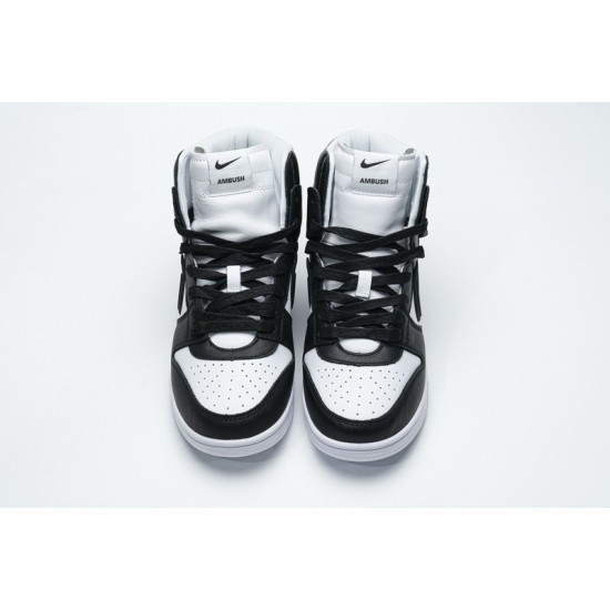 Ambush x Nike SB Dunk High Black White CU7544-001 36-47
