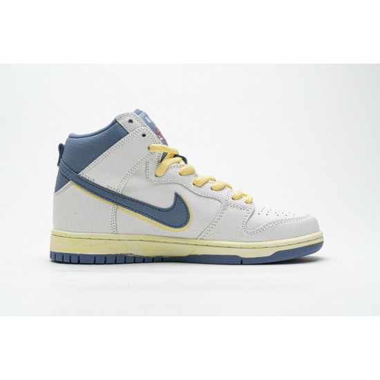 Atlas x Nike SB Dunk High "Lost At Sea" White Blue Yellow CZ3334-100 36-47