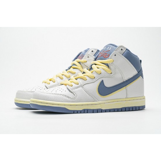 Atlas x Nike SB Dunk High "Lost At Sea" White Blue Yellow CZ3334-100 36-47