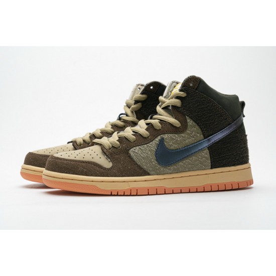 Concepts x Nike SB Dunk High Pro QS "Mallard" Black Brown DC6887-200