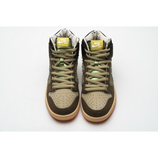 Concepts x Nike SB Dunk High Pro QS "Mallard" Black Brown DC6887-200
