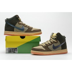 Concepts x Nike SB Dunk High Pro QS "Mallard" Black Brown DC6887-200