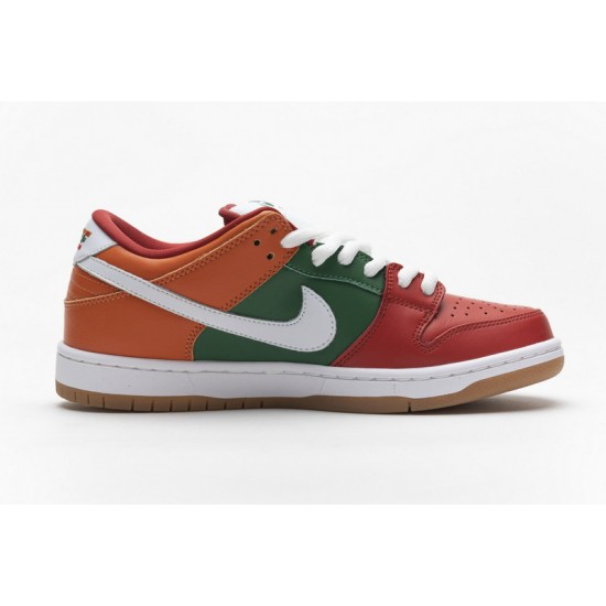 Eleven x Nike SB Dunk Low Red Green Orange CZ5130-600